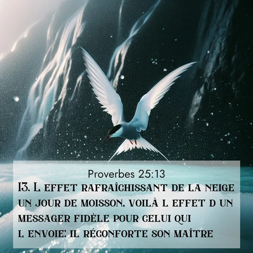 image nature avec verset biblique de la Bible
