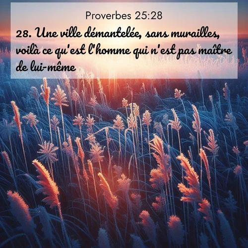 image nature avec verset biblique de la Bible