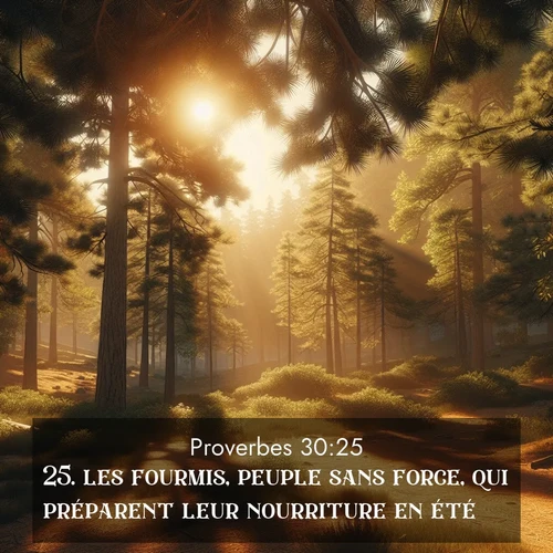 image nature avec verset biblique de la Bible