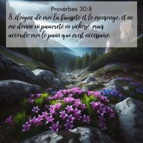 image nature avec verset biblique de la Bible