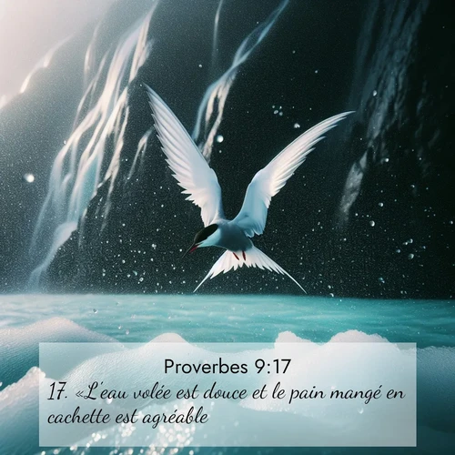 image nature avec verset biblique de la Bible