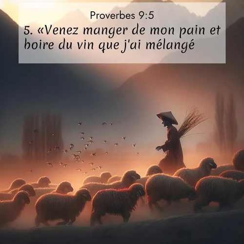 image nature avec verset biblique de la Bible