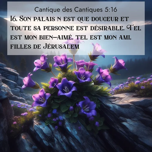 image nature avec verset biblique de la Bible