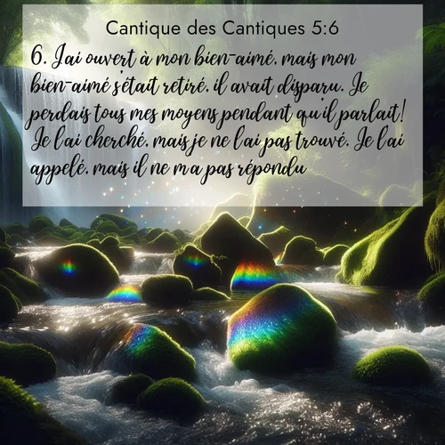 image nature avec verset biblique de la Bible