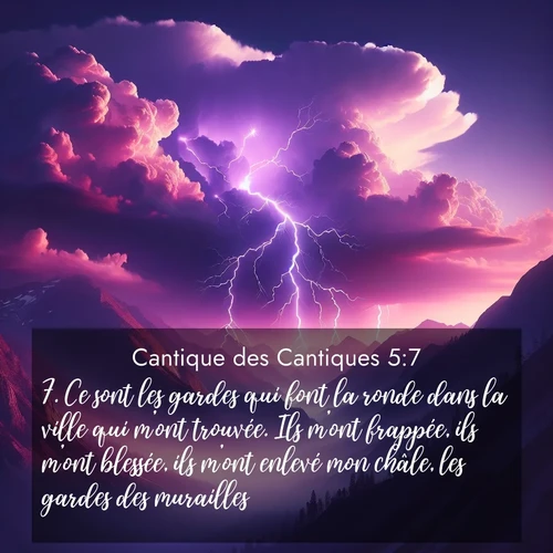 image nature avec verset biblique de la Bible