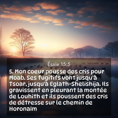 image nature avec verset biblique de la Bible