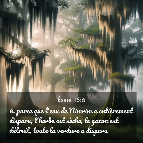 image nature avec verset biblique de la Bible