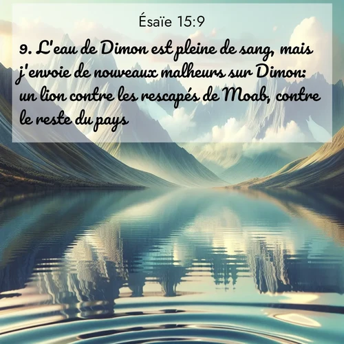 image nature avec verset biblique de la Bible