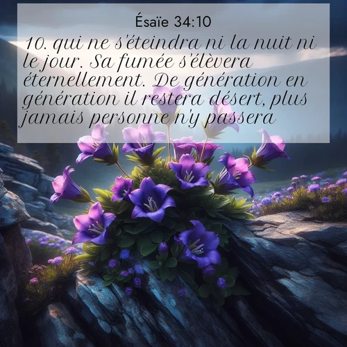 image nature avec verset biblique de la Bible