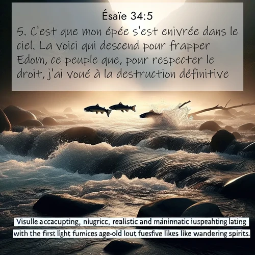 image nature avec verset biblique de la Bible