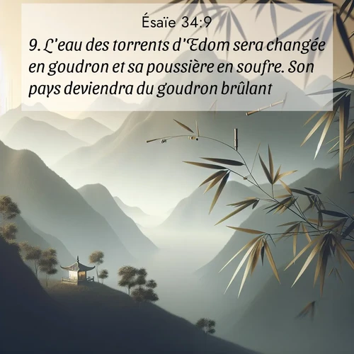 image nature avec verset biblique de la Bible