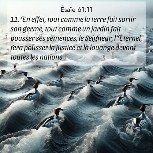 image nature avec verset biblique de la Bible