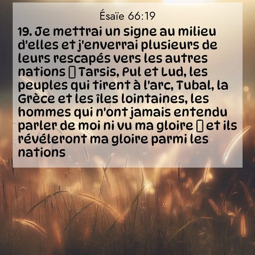 image nature avec verset biblique de la Bible