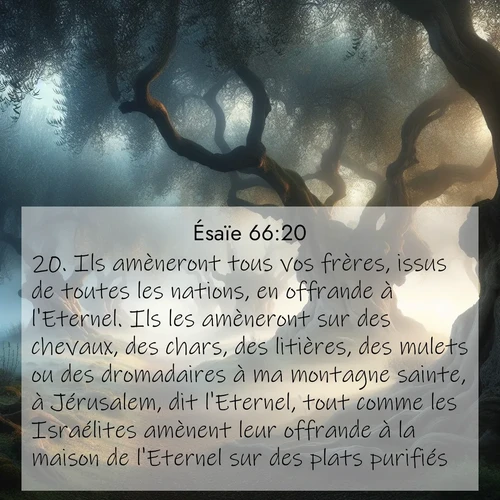 image nature avec verset biblique de la Bible