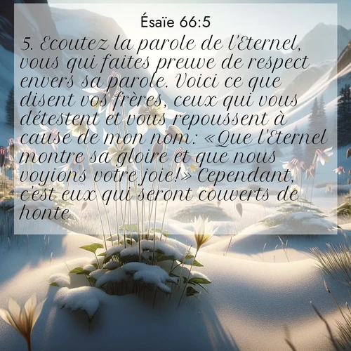 image nature avec verset biblique de la Bible