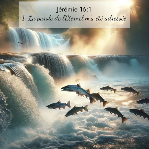 Segond21 Jérémie  ; image nature: image avec le verset biblique :La parole de l&#039;Eternel m&#039;a été adressée: ;  ; 16:1