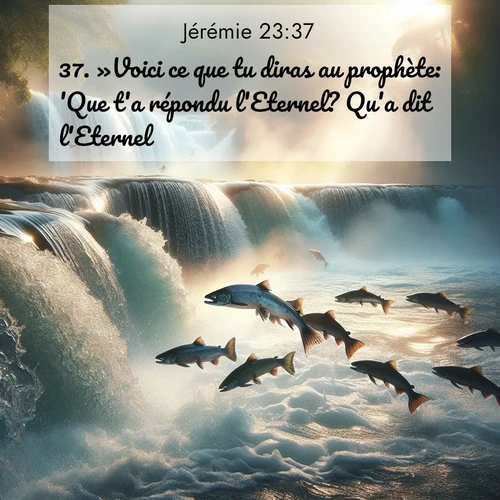 citation biblique : 37. »Voici ce que tu diras au prophète: &#039;Que t&#039;a répondu l&#039;Eternel? Qu&#039;a dit l&#039;Eternel?&#039;
 sur fond image nature