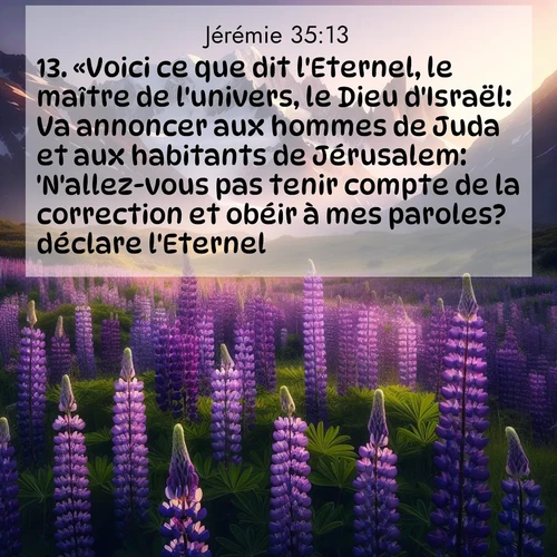 image nature avec verset biblique de la Bible
