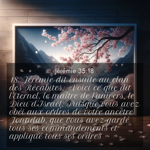 image nature avec verset biblique de la Bible