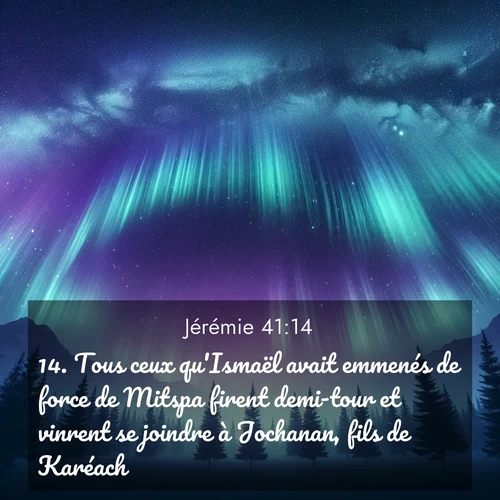 image nature avec verset biblique de la Bible
