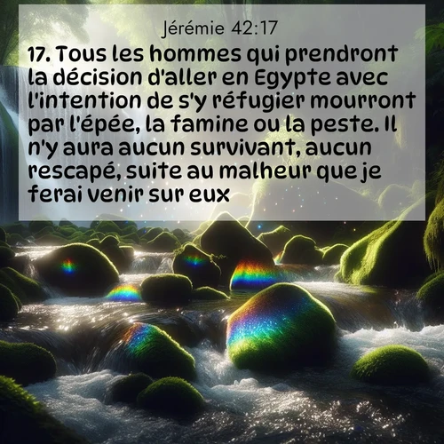 image nature avec verset biblique de la Bible