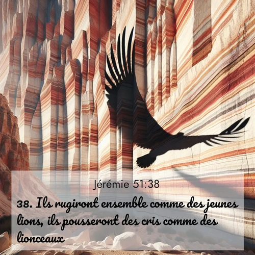 Segond21 Jérémie  ; image nature: image avec le verset biblique :Ils rugiront ensemble comme des jeunes lions, ils pousseront des cris comme des lionceaux. ;  ; 51:38