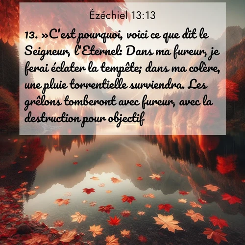 image nature avec verset biblique de la Bible
