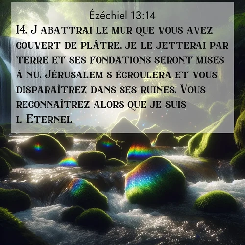 image nature avec verset biblique de la Bible