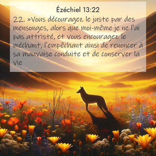 image nature avec verset biblique de la Bible