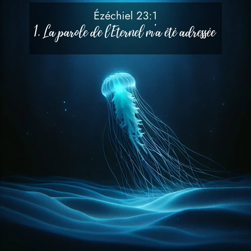 Segond21 Ézéchiel  ; image nature: image avec le verset biblique :La parole de l&#039;Eternel m&#039;a été adressée: ;  ; 23:1
