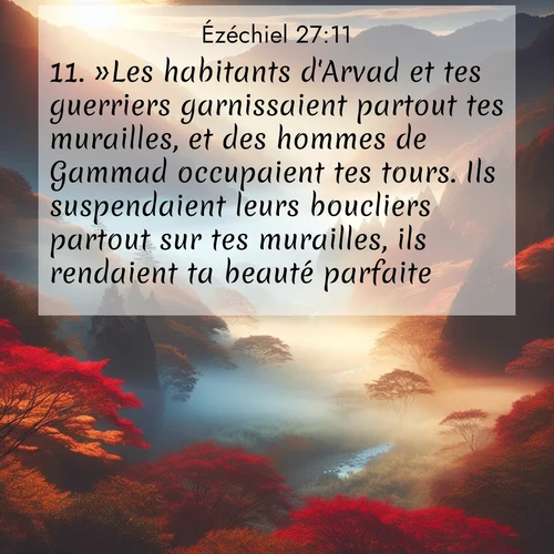 image nature avec verset biblique de la Bible