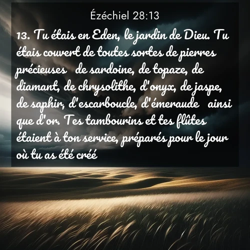 image nature avec verset biblique de la Bible