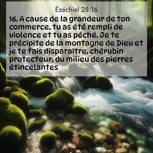 image nature avec verset biblique de la Bible