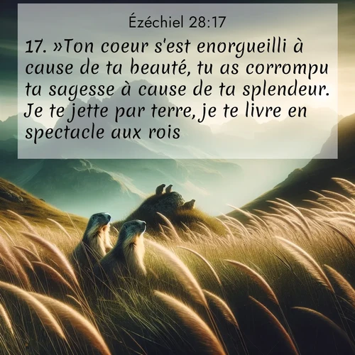 image nature avec verset biblique de la Bible