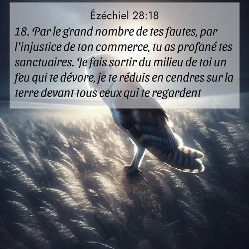 image nature avec verset biblique de la Bible