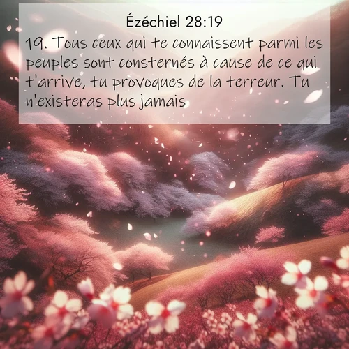 image nature avec verset biblique de la Bible
