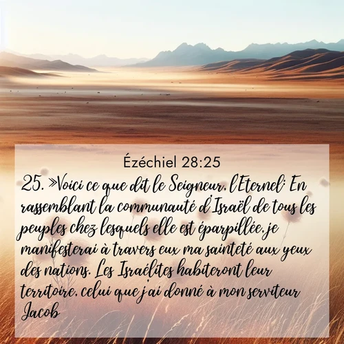 image nature avec verset biblique de la Bible