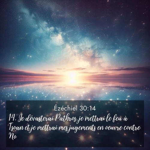 image nature avec verset biblique de la Bible