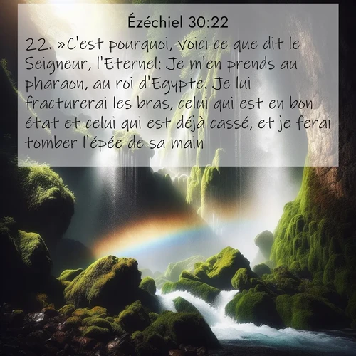 image nature avec verset biblique de la Bible