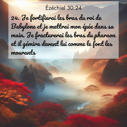 image nature avec verset biblique de la Bible