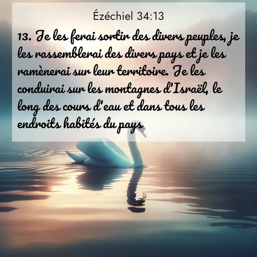 image nature avec verset biblique de la Bible