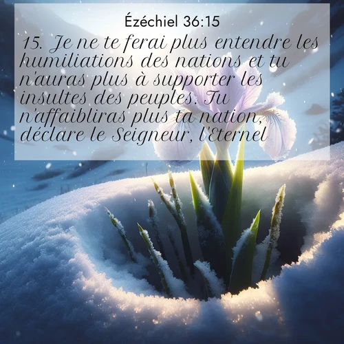 image nature avec verset biblique de la Bible