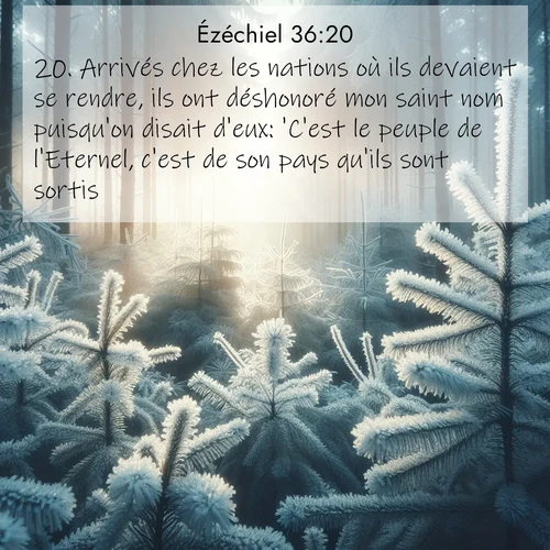 image nature avec verset biblique de la Bible