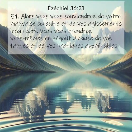 image nature avec verset biblique de la Bible