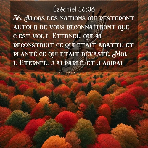 image nature avec verset biblique de la Bible