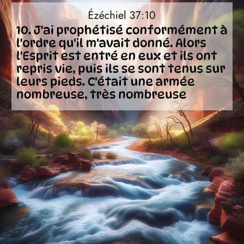image nature avec verset biblique de la Bible