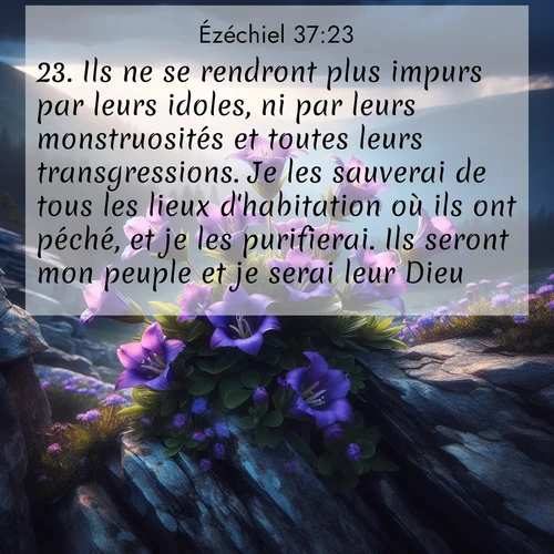 image nature avec verset biblique de la Bible
