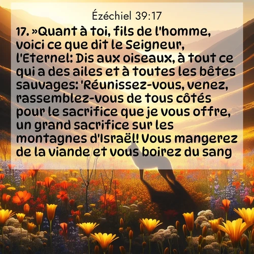 image nature avec verset biblique de la Bible