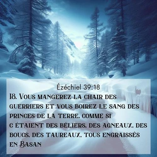 image nature avec verset biblique de la Bible