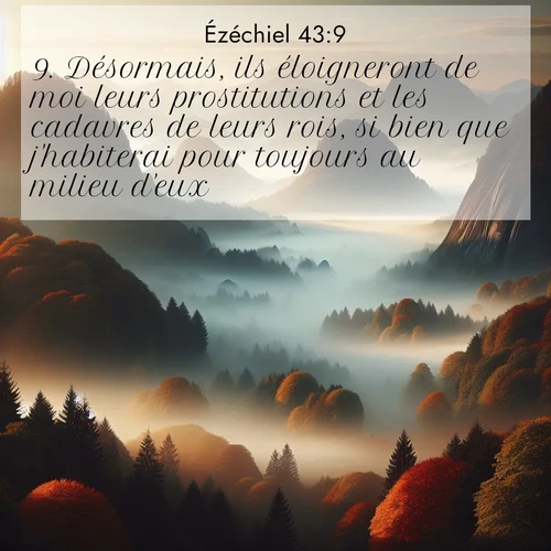 image nature avec verset biblique de la Bible